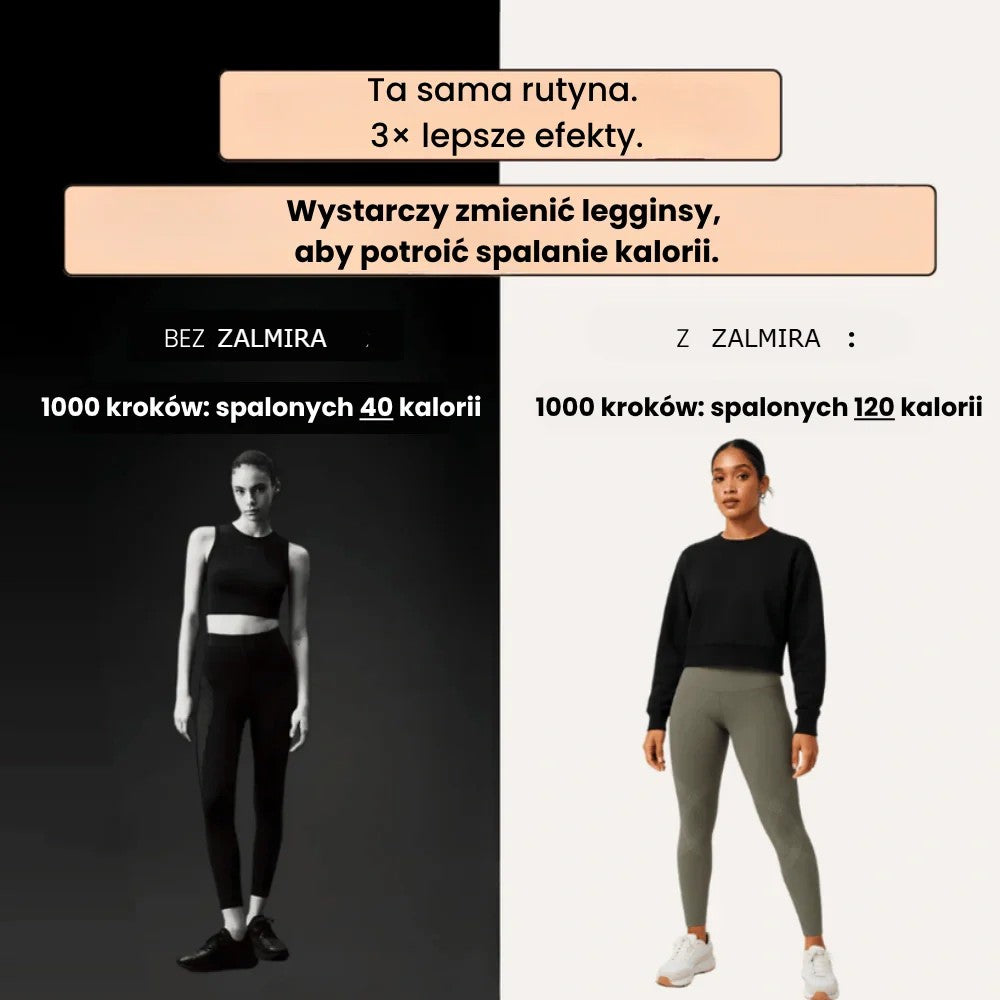 Legginsy Zalmira 3D: bez wysiłku popraw swoją sylwetkę